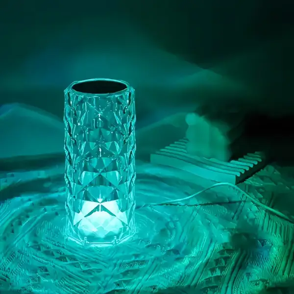اباجورة كريستال بالريموت