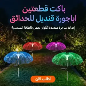 باكت قطعتين اباجورة قنديل للحدائق