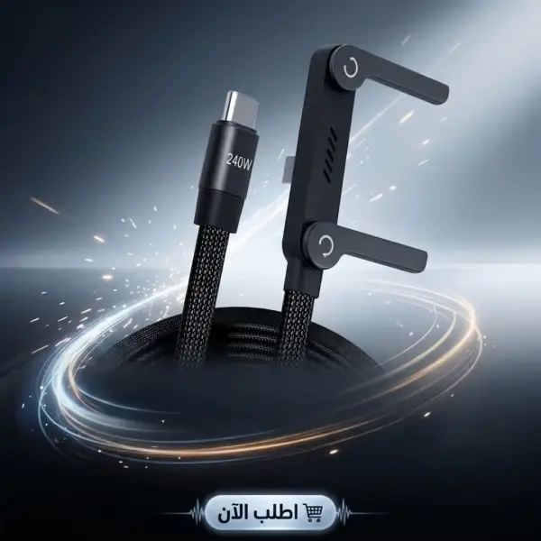 كابل الشحن الذكي 2x1 المغناطيسي